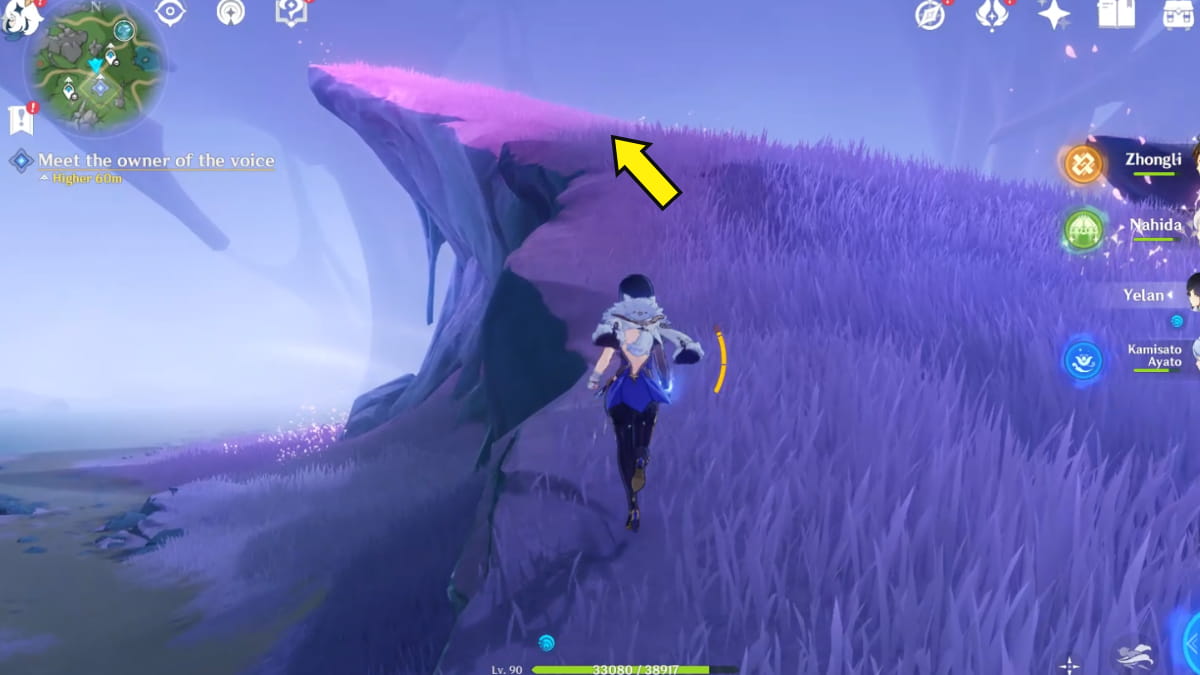 Genshin Impact Blue Longing of Heart and Moon World Quest Guide