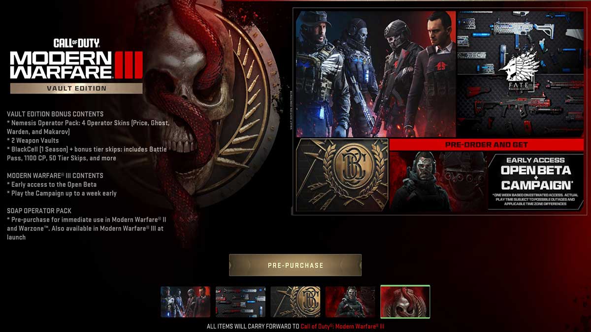 Call of Duty Modern Warfare 3 Vault Edition - Content, Price, and Pre ...