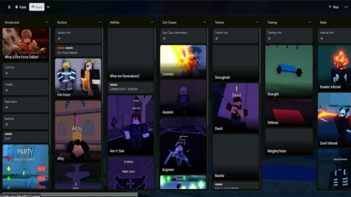 Fire Force Online Trello Link & Discord Server - Pro Game Guides