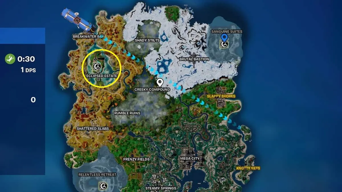 Where to find Midas' Drum Gun in Fortnite Chapter 4 Season 4 (Map ...