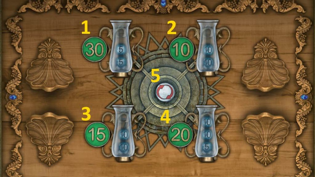 The Tile and Flask Puzzles