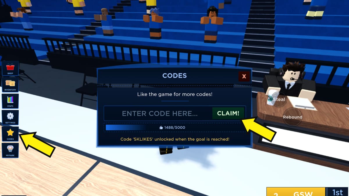 Basketball Legends codes for December 2023