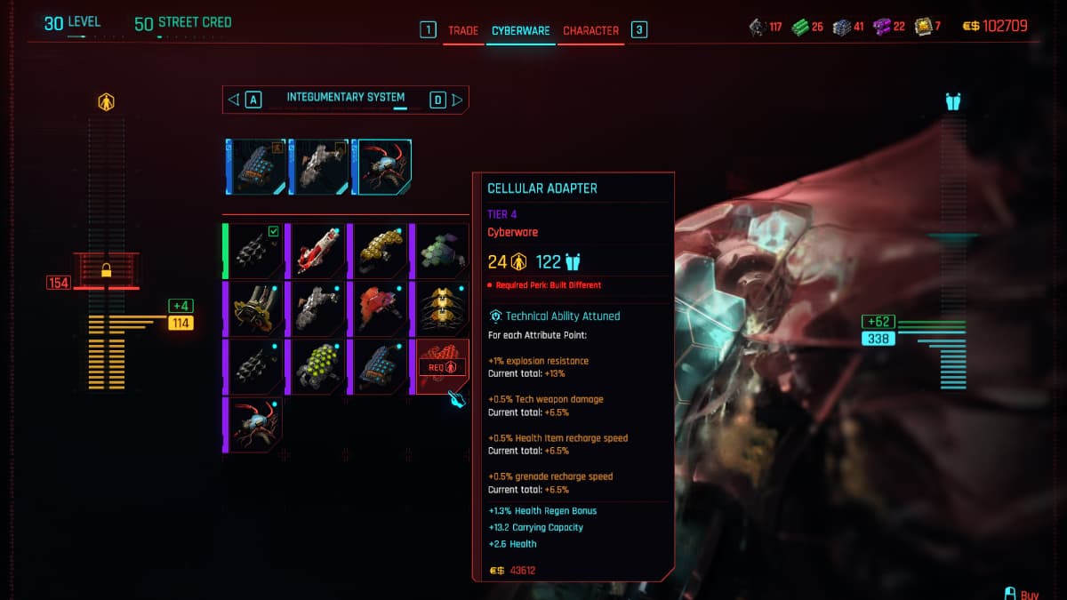 What is the Cellular Adapter Cyberware in Cyberpunk 2.0? Pro Game Guides