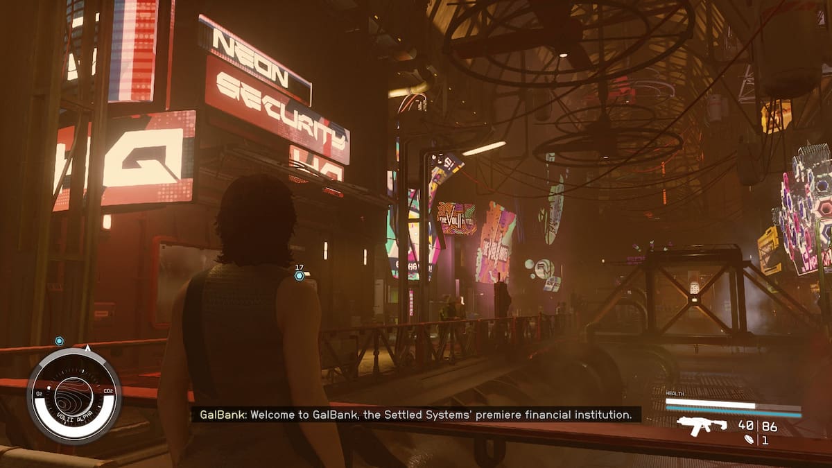 Neon City Map Starfield