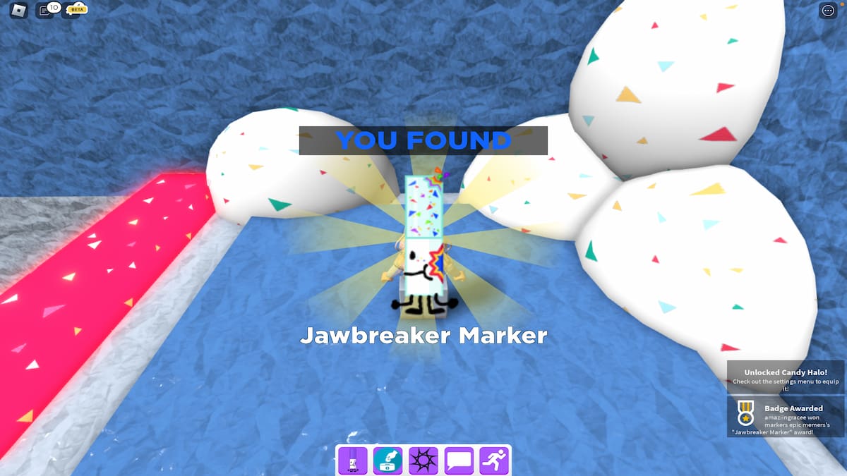 How to get the Jawbreaker Marker in Find the Markers Roblox Pro