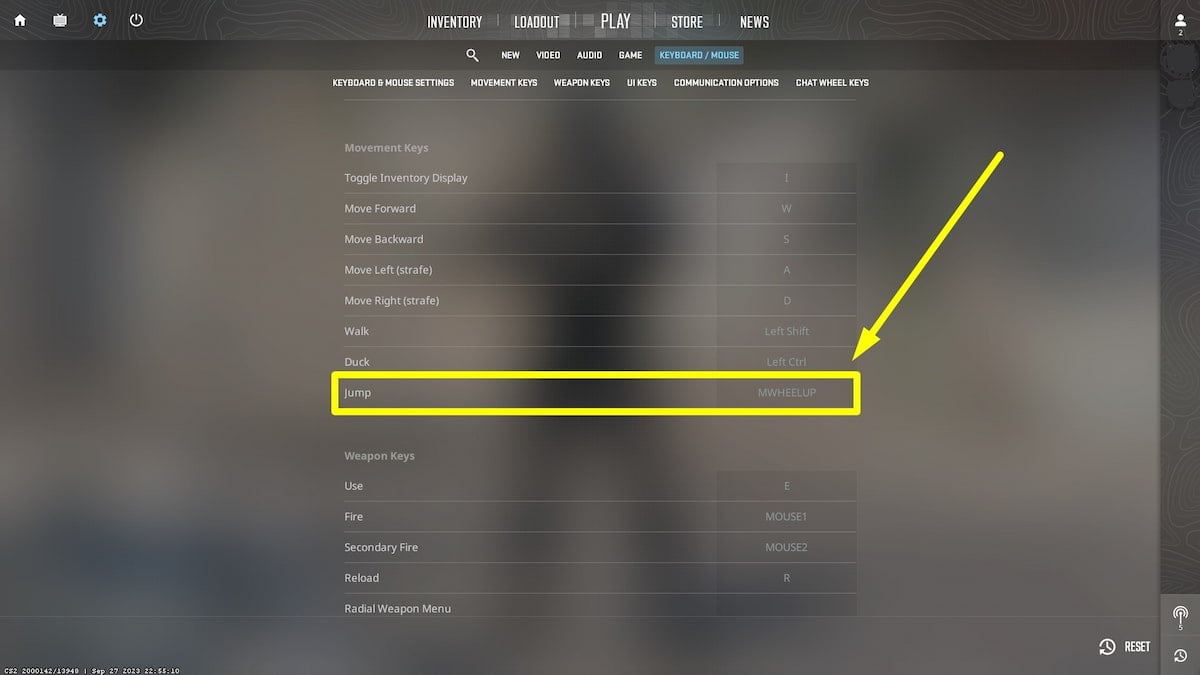 How To Bind A Scroll Wheel To Jump - CS2 - Pro Game Guides