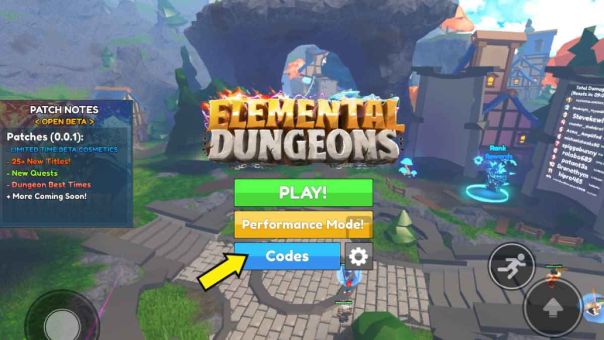 Elemental Dungeons Codes December 2023 - Gamer Tweak