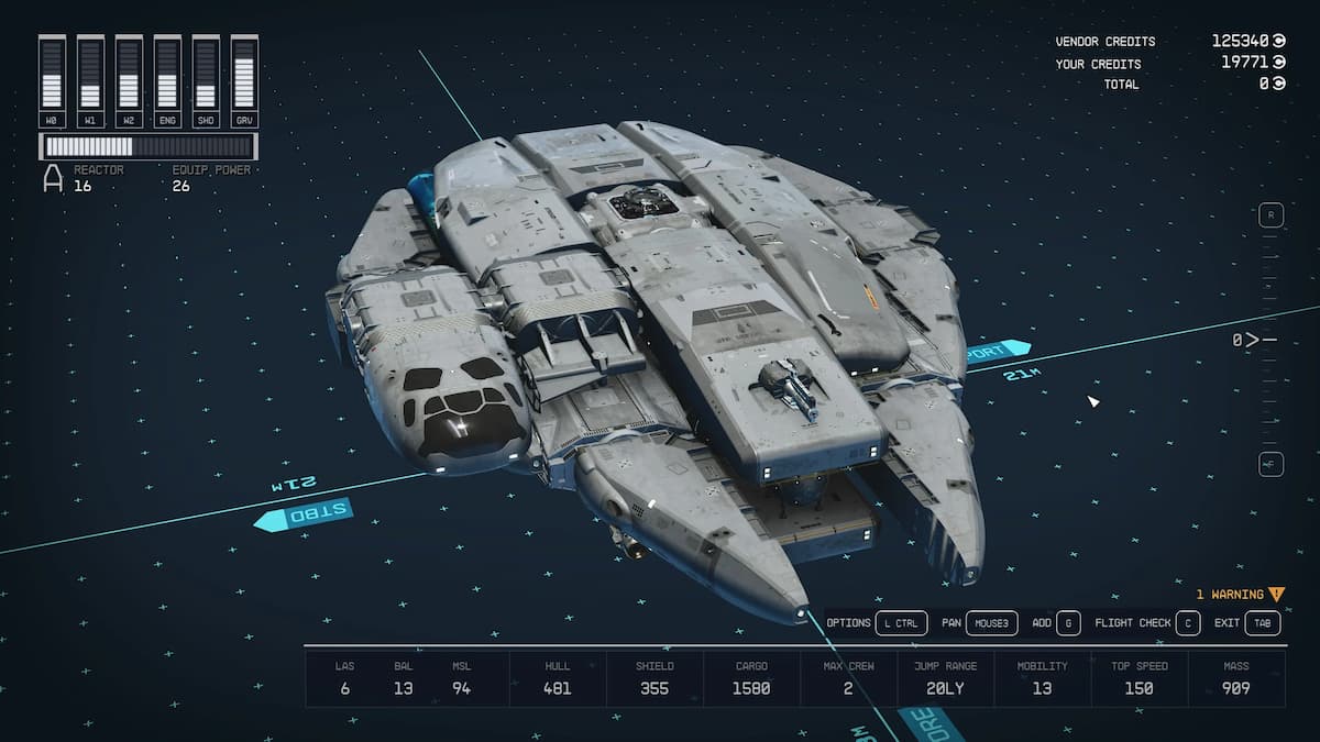 Best Player Made Starfield Ship Designs