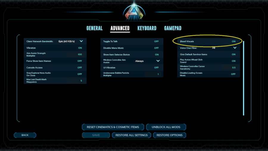 How To Turn Off Blood In Ark Survival Evolved How to turn off Blood in ARK Survival Ascended | Pro Game Guides