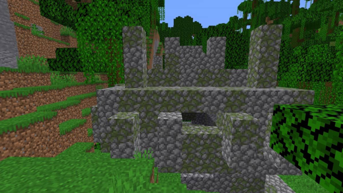 A Jungle Temple in Minecraft.