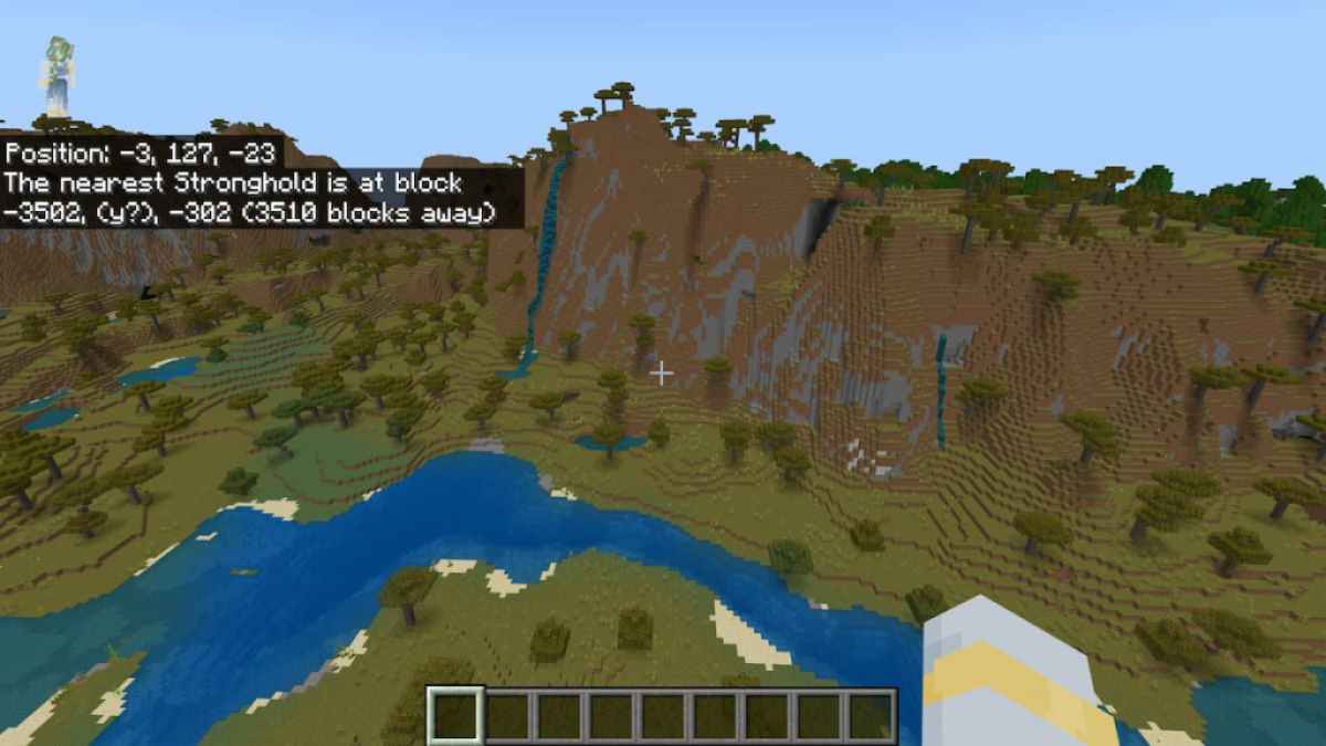 Сид Minecraft с крепостью на расстоянии более 3500 блоков.