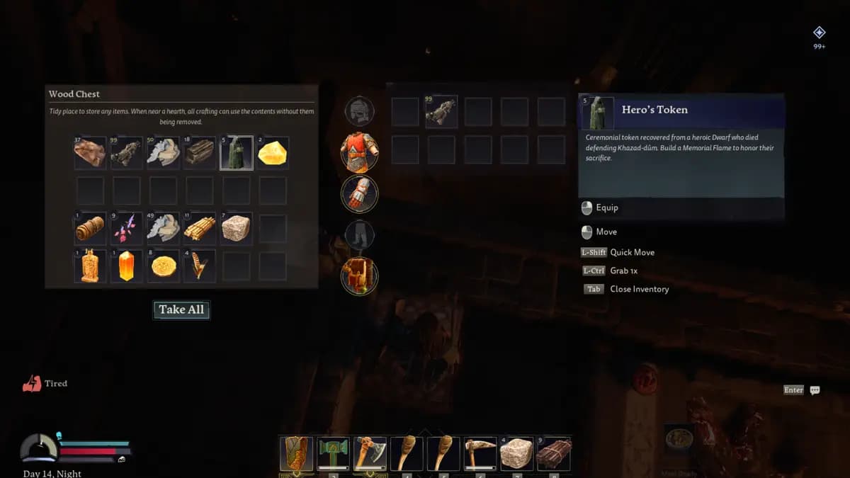 How to find and use Hero Tokens in Lord of the Rings Return to Moria