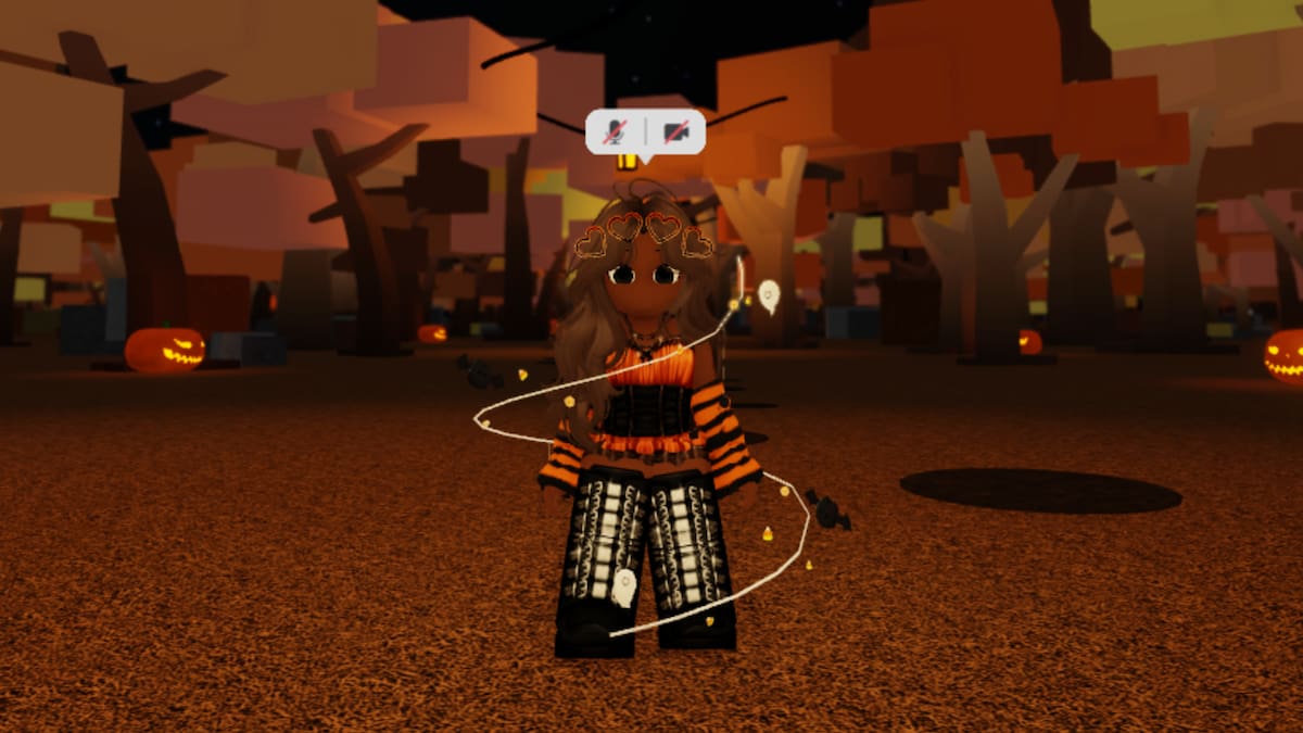 Halloween Ponytail Blonde & Orange - Roblox