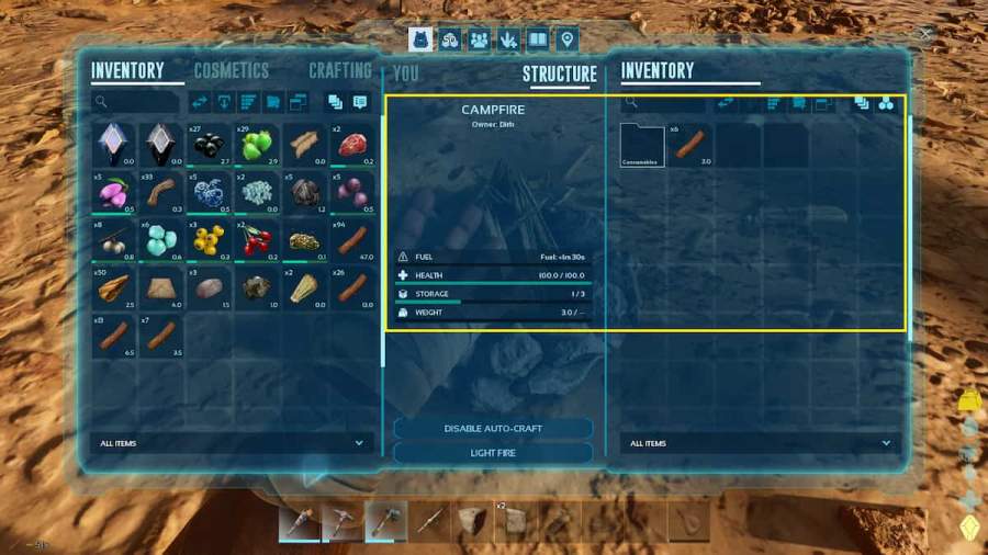 How to light a campfire in ARK Survival Ascended (ASA) | Pro Game Guides