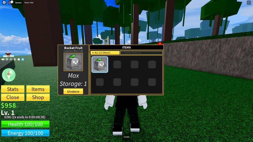 Rocket Fruit replaces Kilo Fruit in Blox Fruits