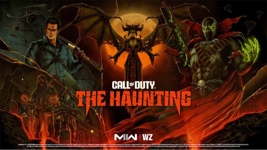 All CoD The Haunting Event Rewards & Challenges Warzone & DMZ Pro