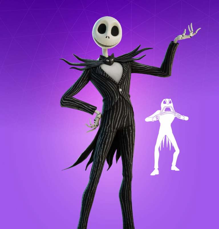 Fortnite Jack Skellington Skin - Character, PNG, Images - Pro Game Guides