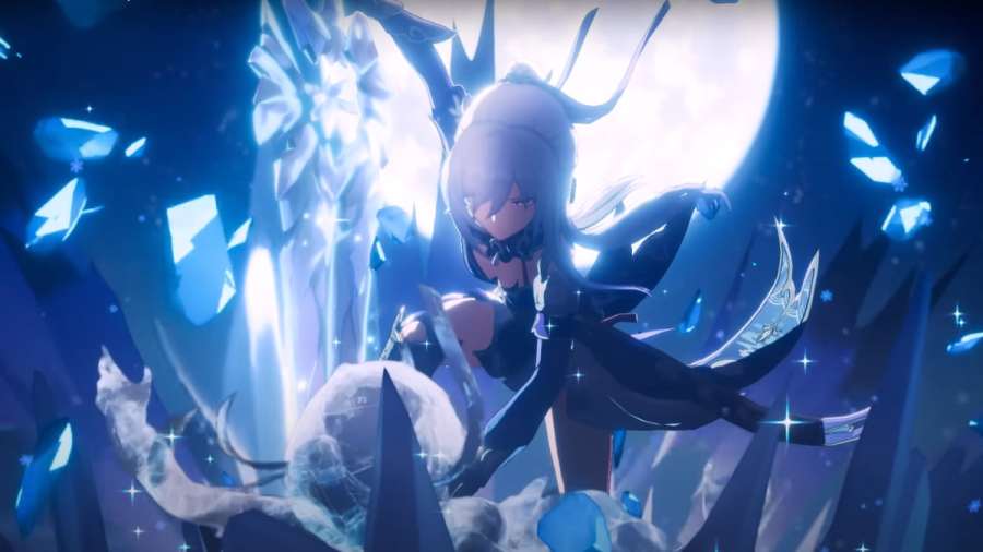 Jingliu fighting in Honkai Star Rail