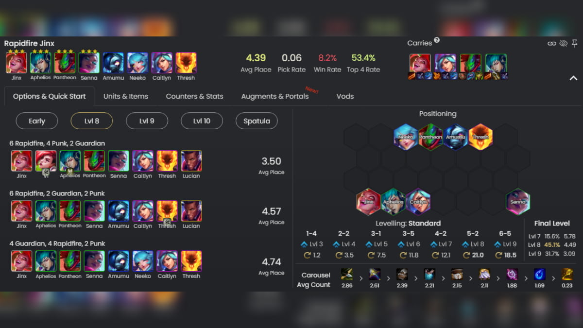 Best TFT Comps For Set 10 January 2024 Pro Game Guides   Rapidfire Jinx 