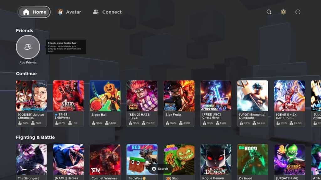 Roblox on PS4/PS5