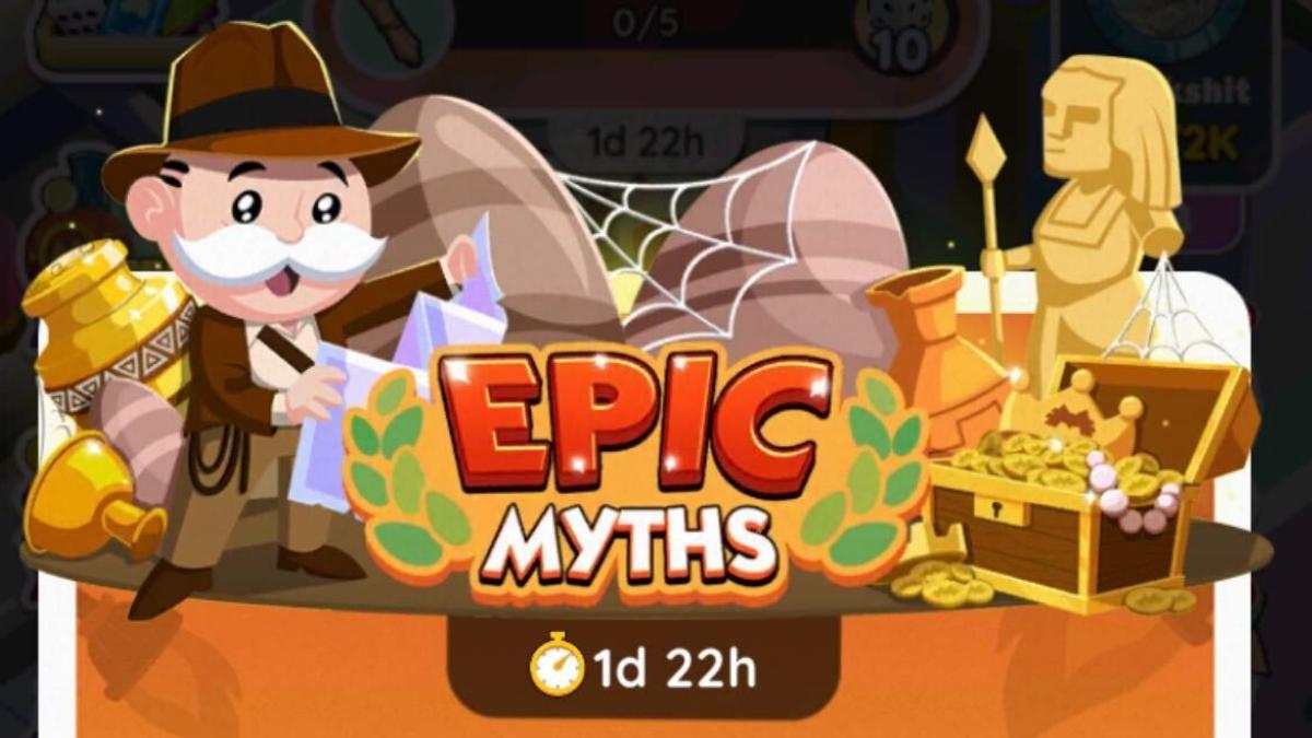 All Epic Myths milestones and rewards in Monopoly GO