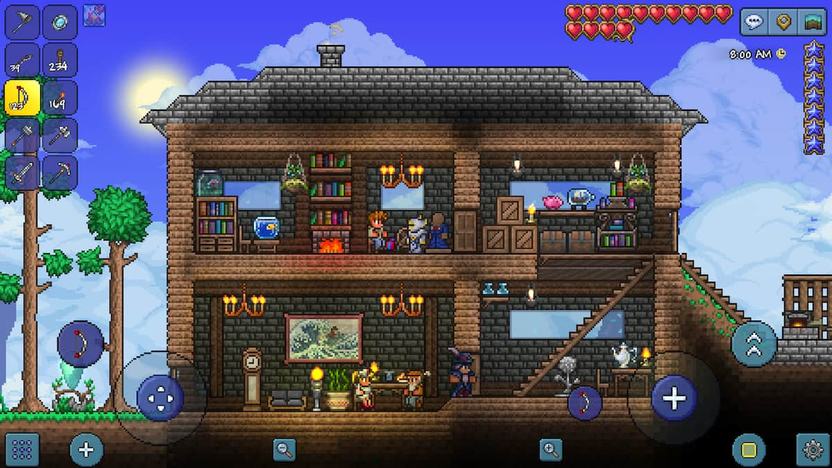 A home base in Terraria