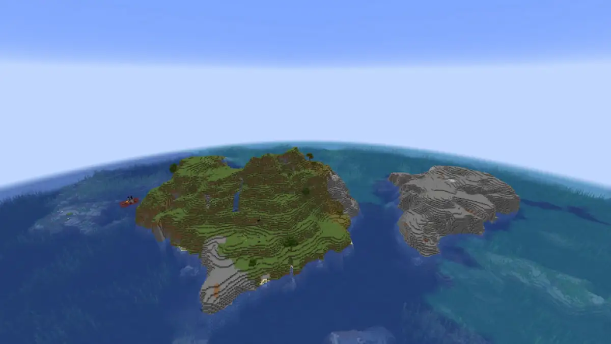 Two neighboring Stony Shores and Plains islands.