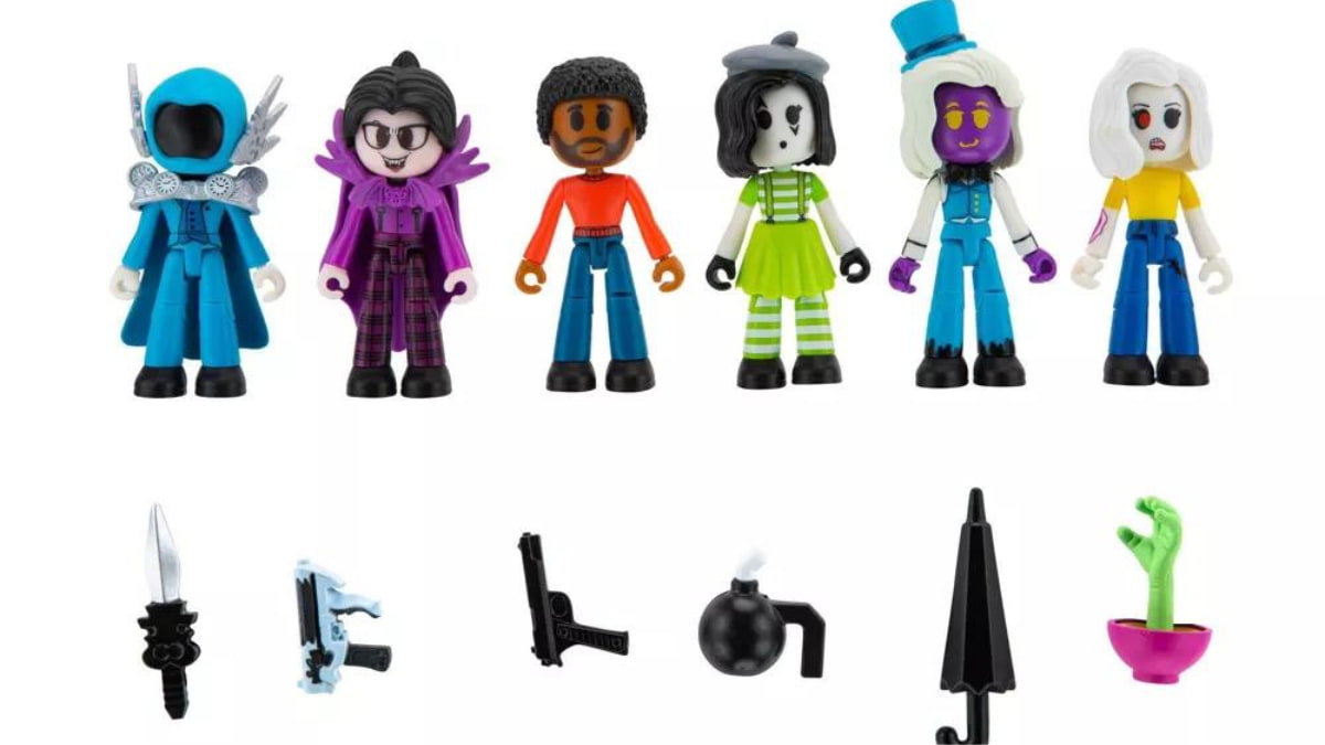 Roblox Rainbow Friends Neon Mini Figure Set 4pk