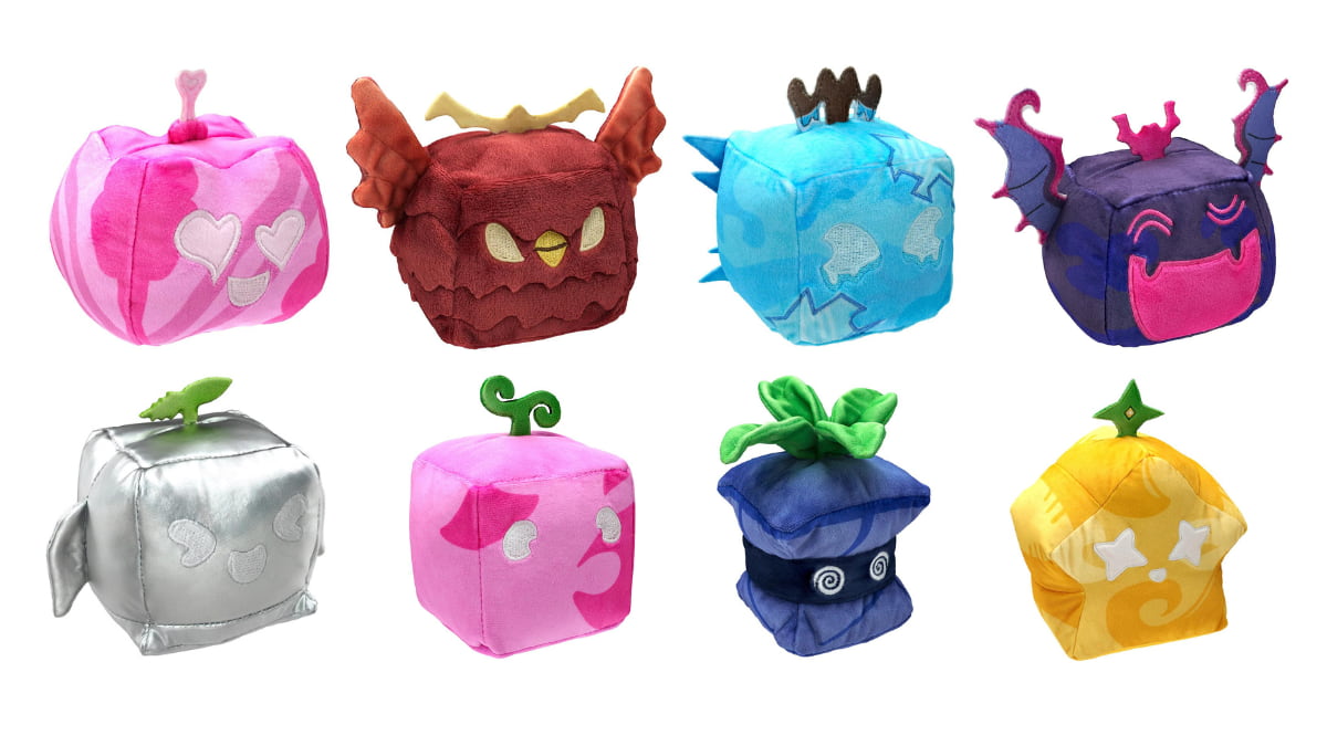 BLOX FRUITS 4 Mystery Plush Series 1 with Physical or Permanent