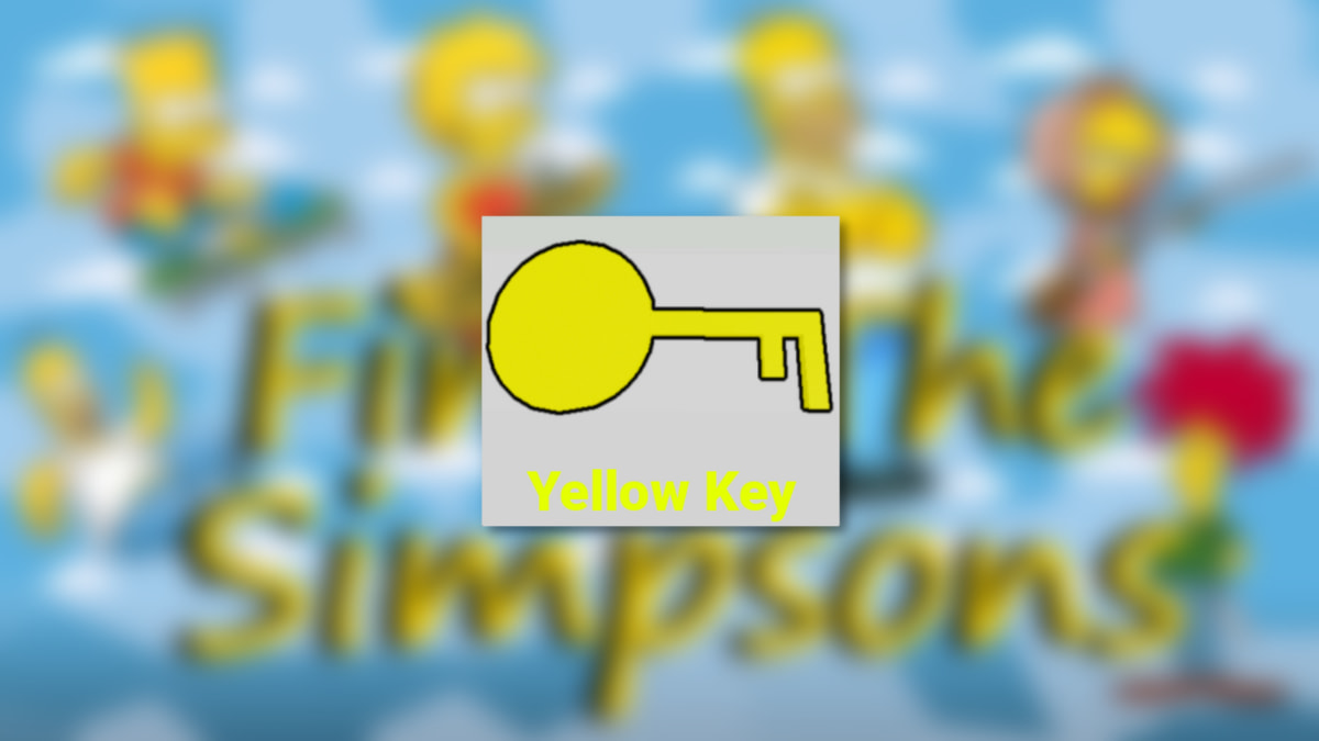Where is the Yellow Key in Find the Simpsons? Roblox Pro Game Guides