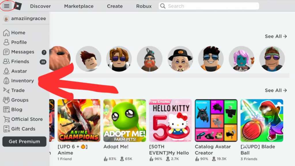 How to open your inventory in Roblox (PC) Pro Game Guides