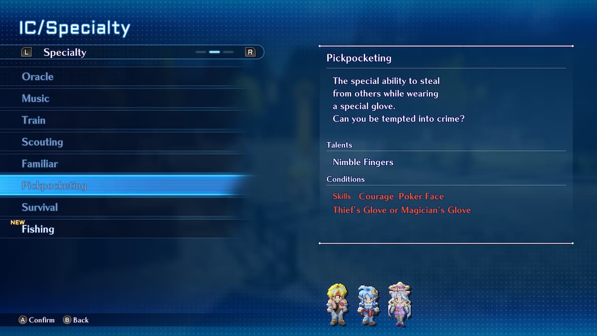 How to get Nimble Fingers talent in Star Ocean The Second Story R