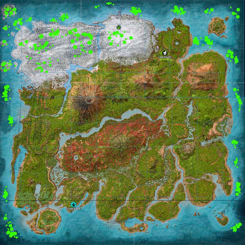 All ARK Survival Ascended Resource Locations (Map) - Pro Game Guides