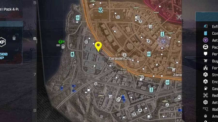 Quadri Shopping Center in Call of Duty MW3 Zombies