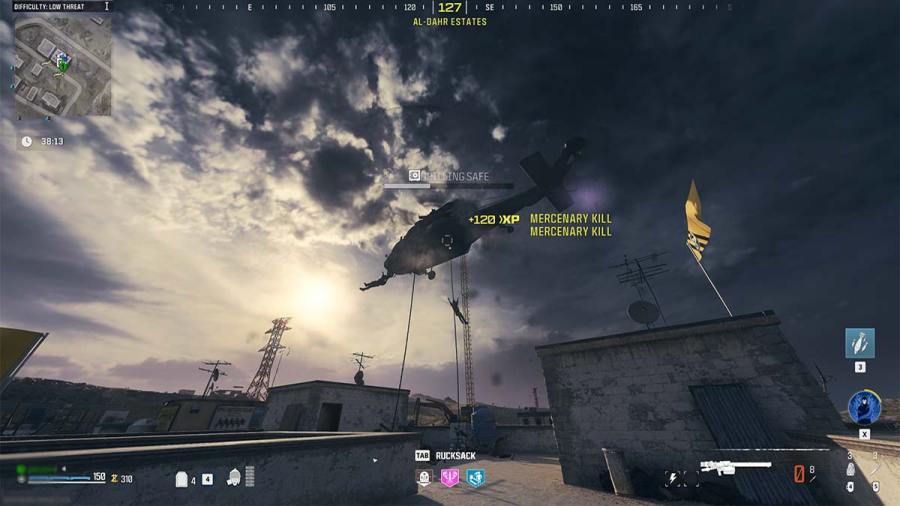 How to find and shoot down a reinforcement helicopter in MW3 Zombies