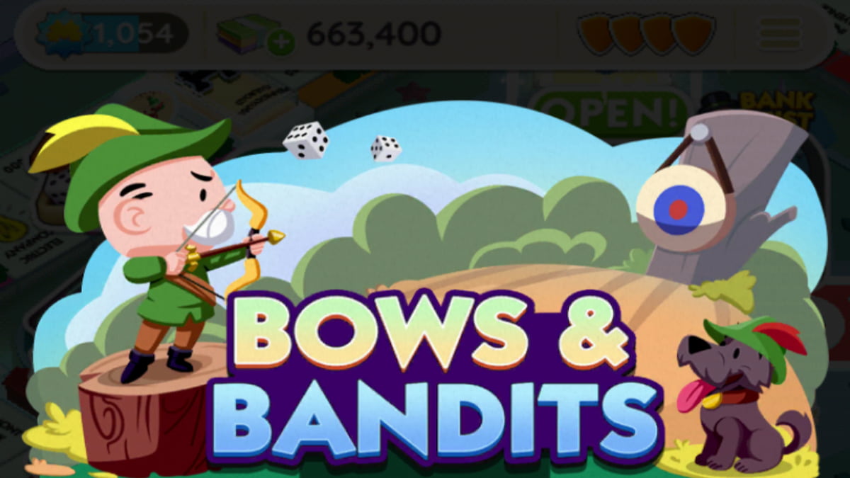 All Bows & Bandits event rewards Monopoly GO