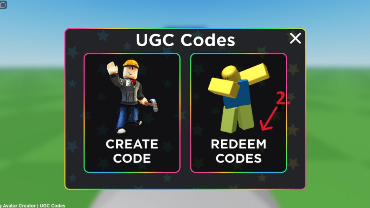 Catalog Avatar Creator codes December 2023