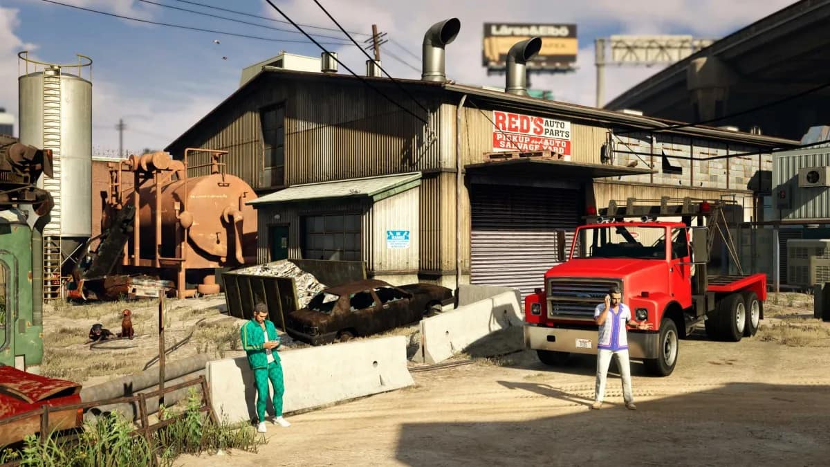 All Salvage Yard locations in GTA Online (Map)