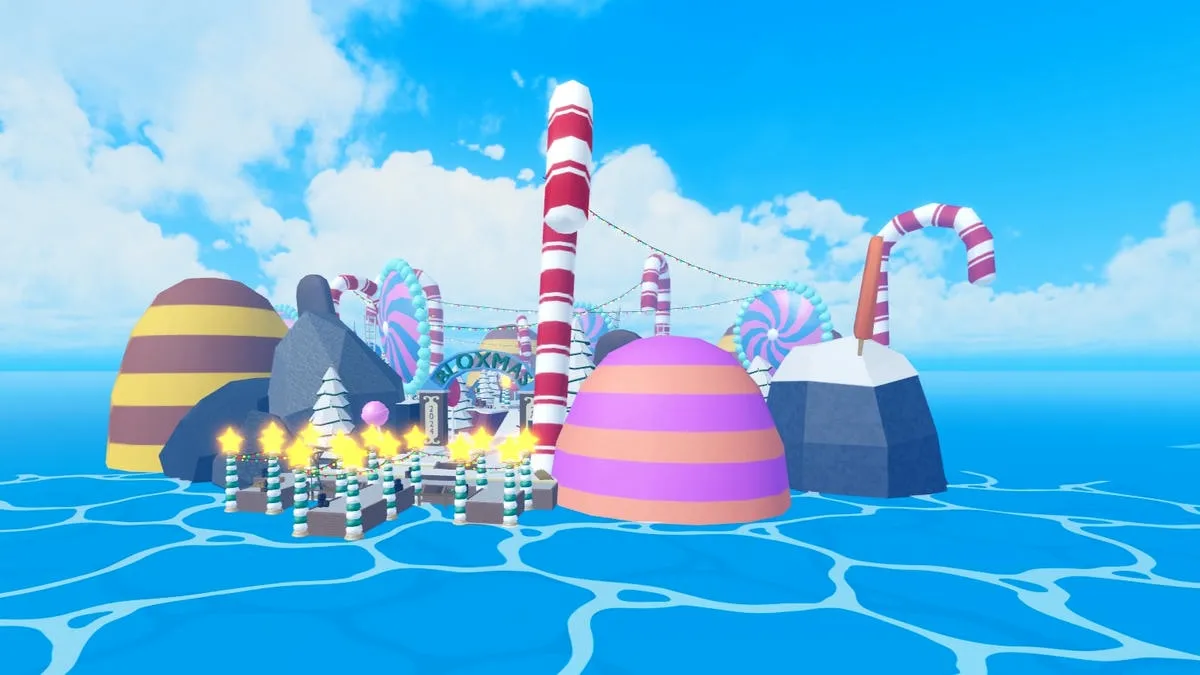 The event island for candies in Blox Fruits