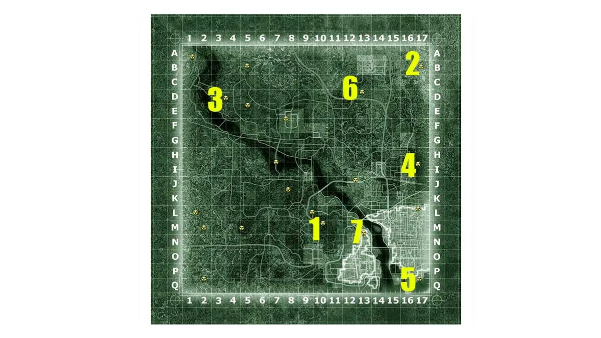 Fallout 3 Help - All map locations 