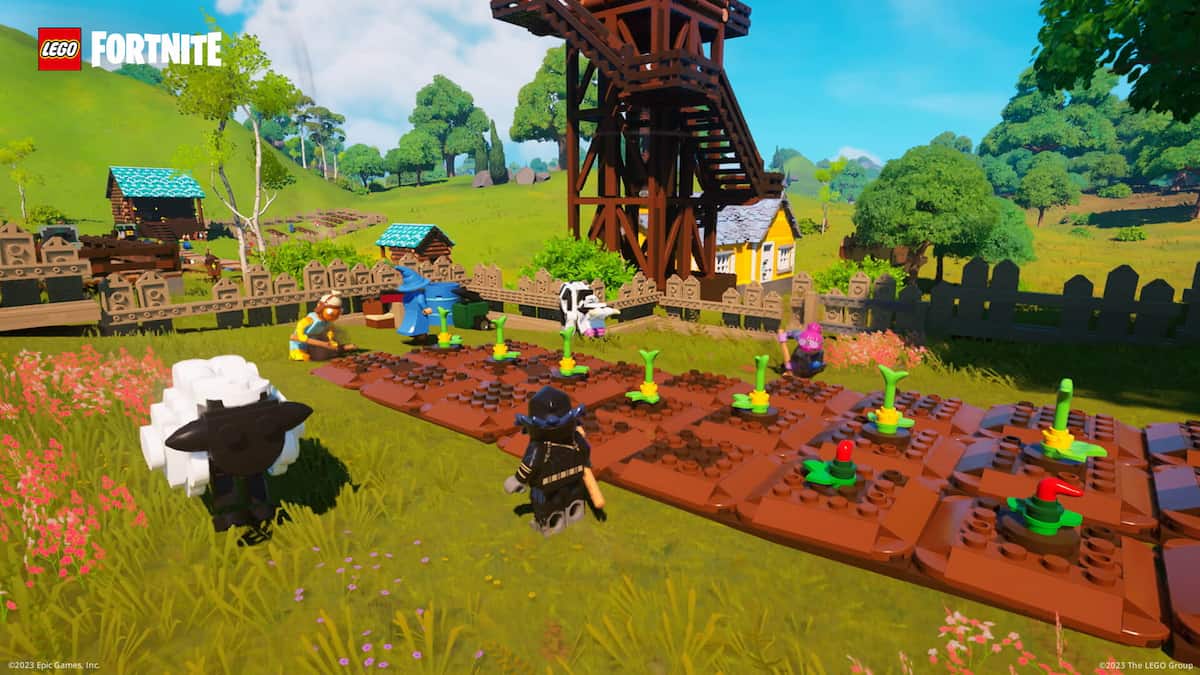 How to build a Seed Garden in LEGO Fortnite