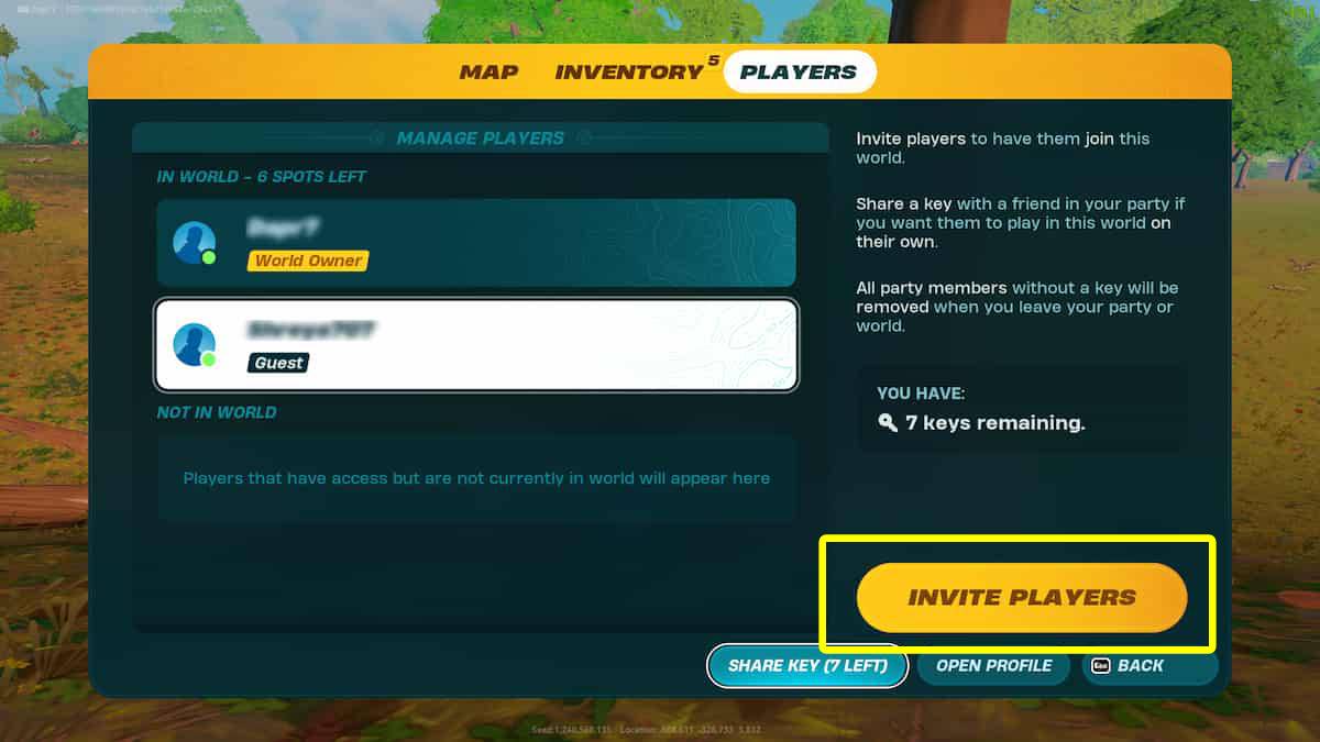 How to play LEGO Fortnite multiplayer and invite friends