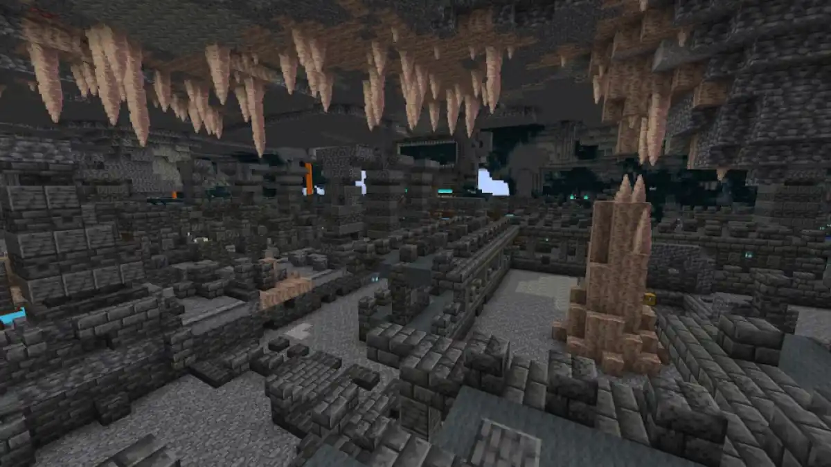 A Dripstone Cave with an Ancient City.