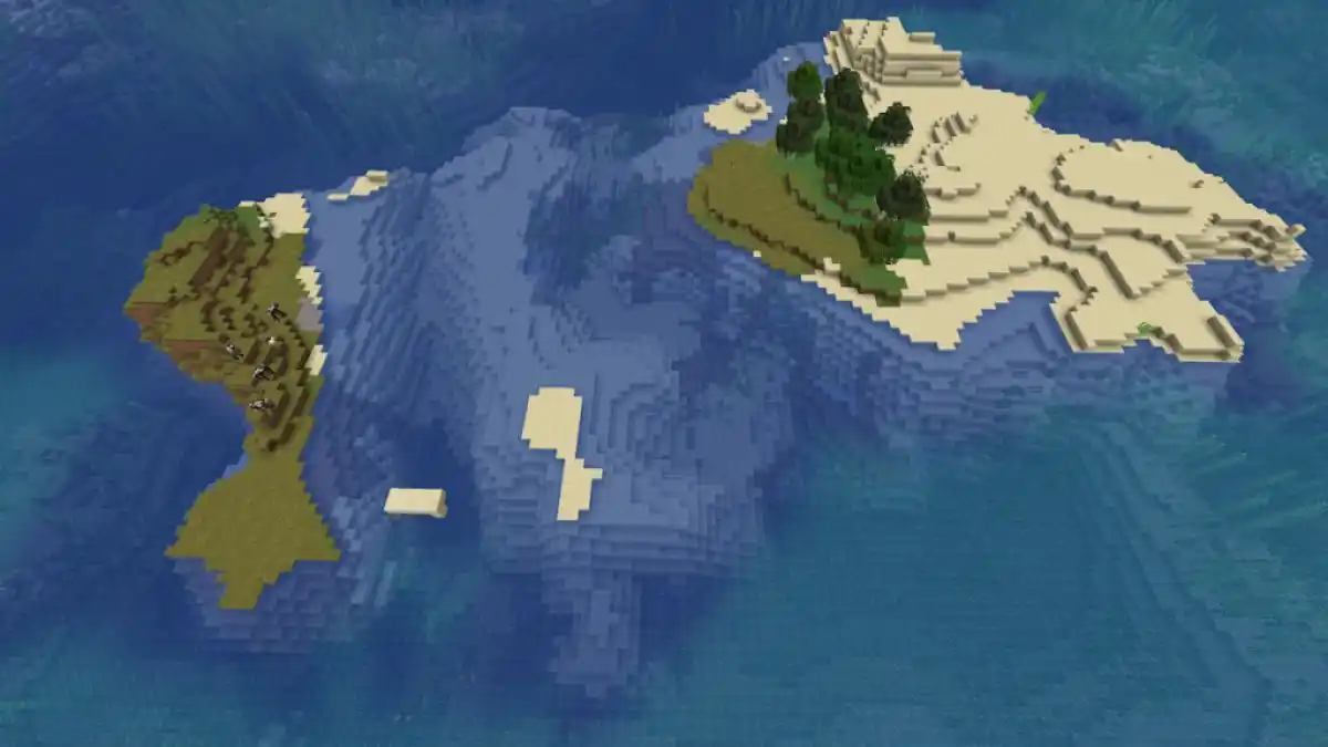 A duo of two small, basic islands for Minecraft players.