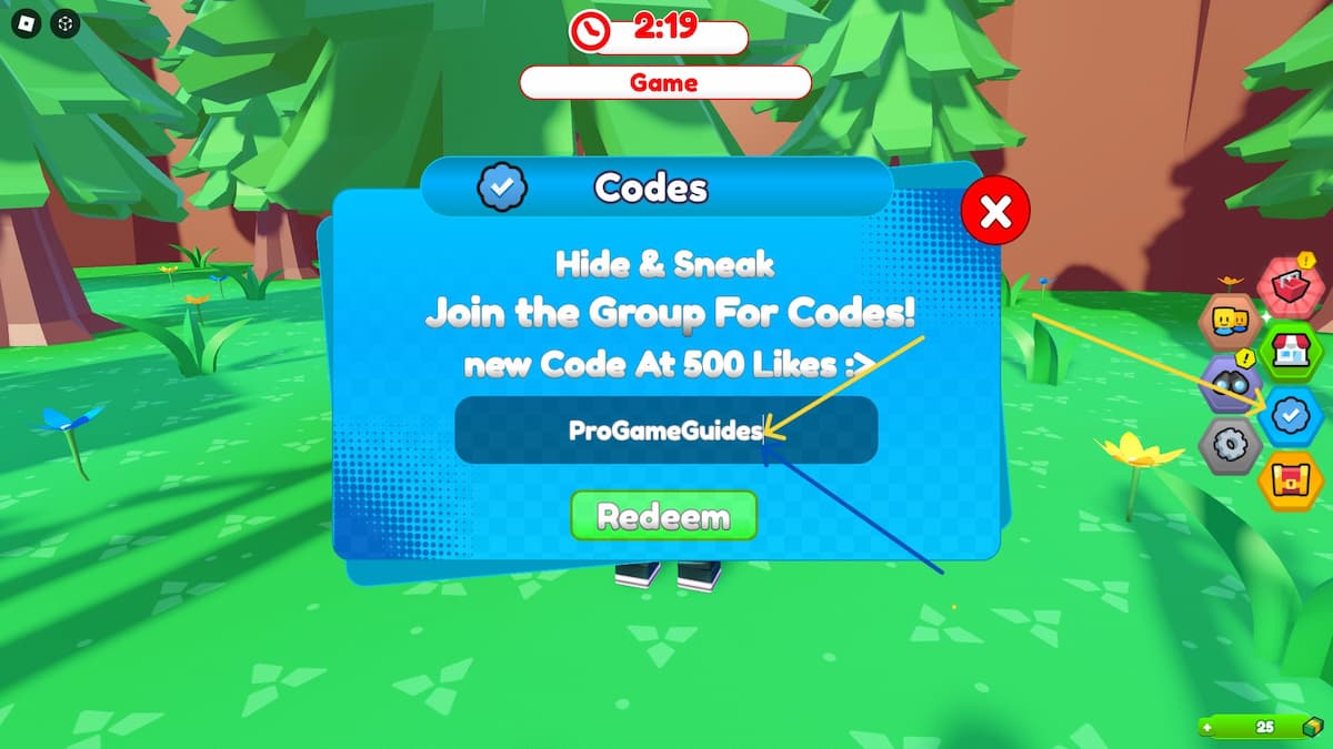 Hide And Sneak Codes Pro Game Guides   Place To Redeem Codes In Hide And Sneak 