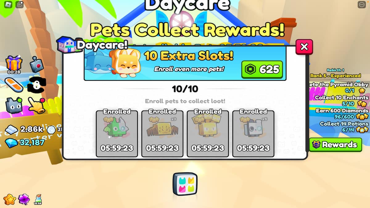 How to use the Daycare in Pet Simulator 99 - Roblox | Pro Game Guides