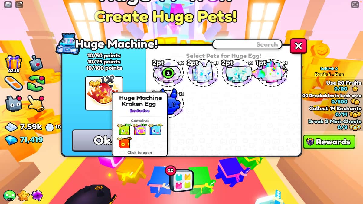 Pet Simulator 99 Huge Machine Location - Roblox | Pro Game Guides