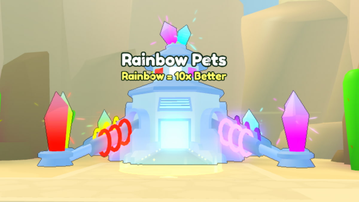 Where is the Rainbow Machine in Pet Simulator 99? - Roblox | Pro Game ...