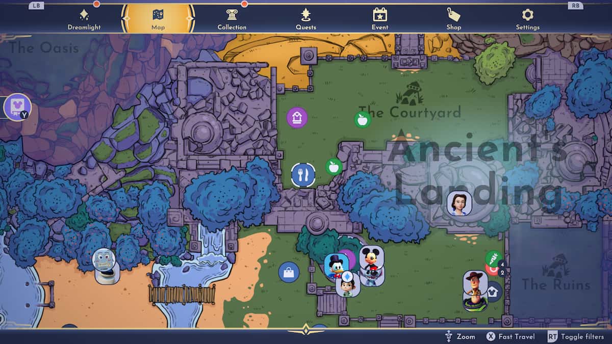 Disney Dreamlight Valley 'Ancient's Landing Fine Dining' Quest Guide ...