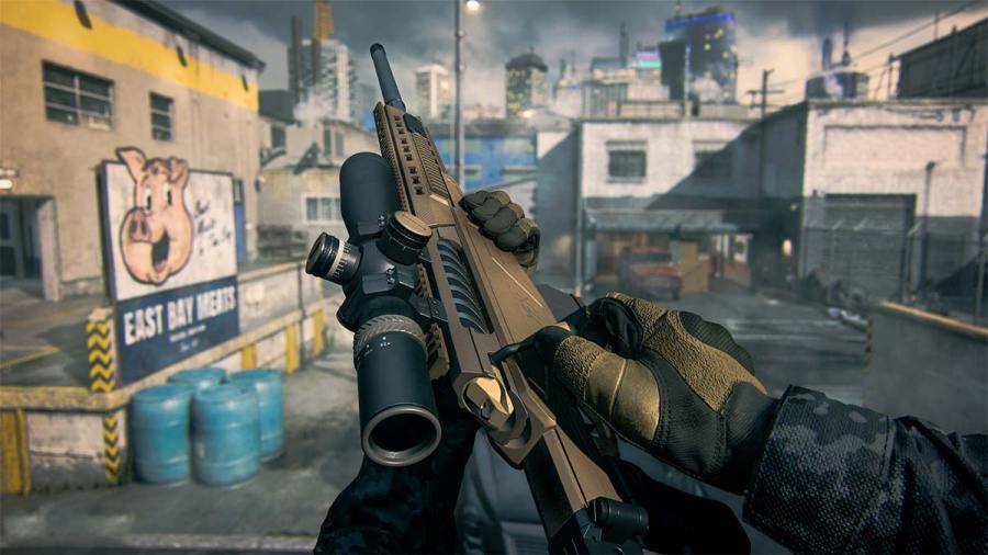 Call of Duty Modern Warfare 3 operator rechambering a sniper